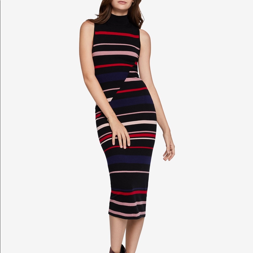 BCBGeneration Striped Asymmetrical dress Size M